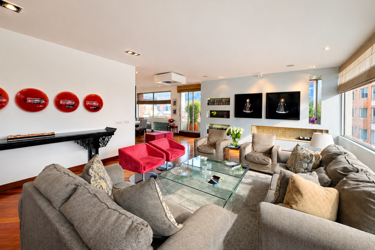 Penthouse dúplex en Chicó Reservado a pasos del Parque de la 93 DP-007
